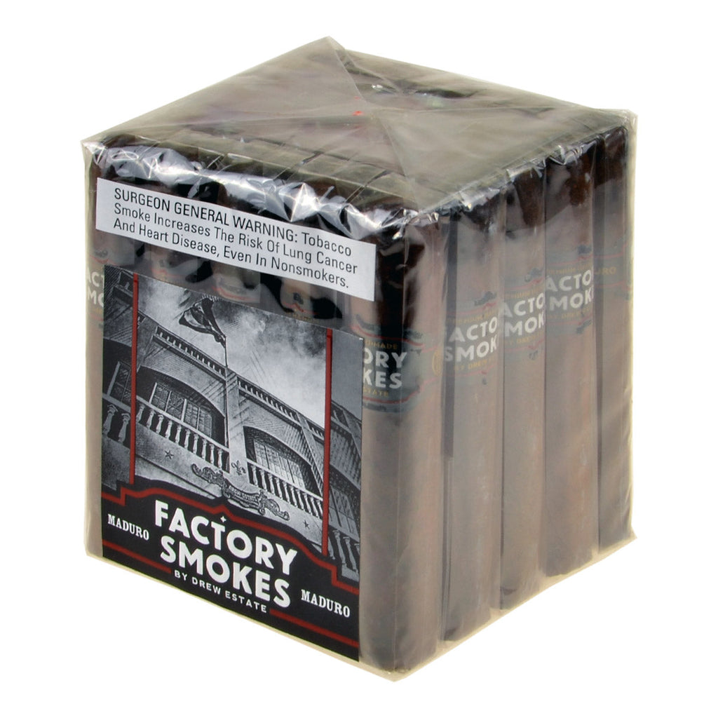 Factory Smokes Maduro Robusto Cigars Bundle of 25